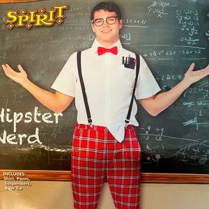 Mens Nerd Costume in Size X-Large (48-50)Worn once in Wonderful Condition